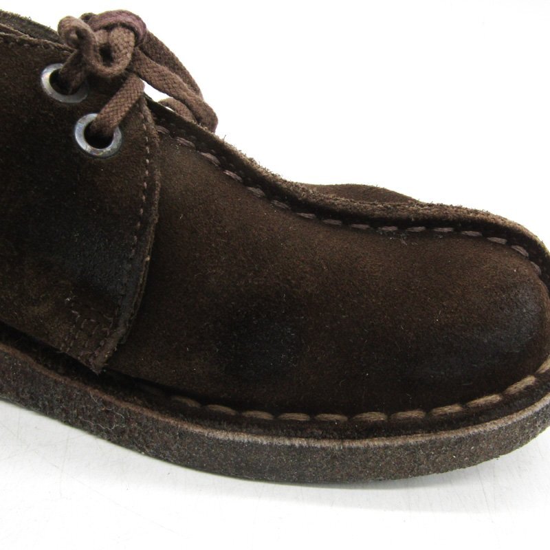 クラークス デザートトレックブーツ スウェード ブランド 靴 シューズ レディース US4サイズ ブラウン Clarks_画像2