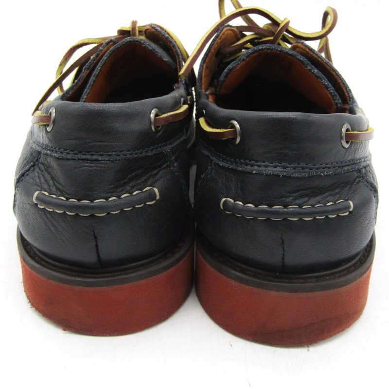 ステファノロッシ モカシン ブランド 紳士靴 シューズ メンズ 26.5-27サイズ ネイビー STEFANO ROSSI_画像5