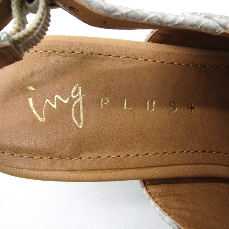 イングプラス サンダル 幅広 3E ブランド 靴 シューズ 白 レディース 23サイズ ホワイト ing PLUS_画像3