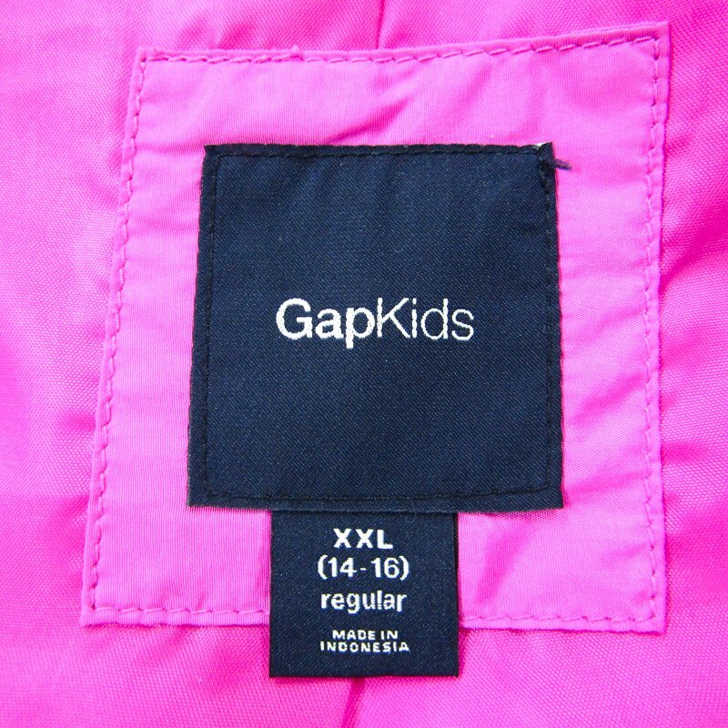 ギャップ ダウンベスト 中綿入り アウター キッズ 女の子用 160サイズ ピンク GAP_画像3