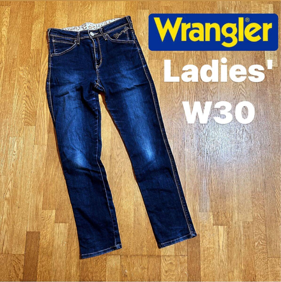 [Wrangler] женский Denim вышивка стрейч 