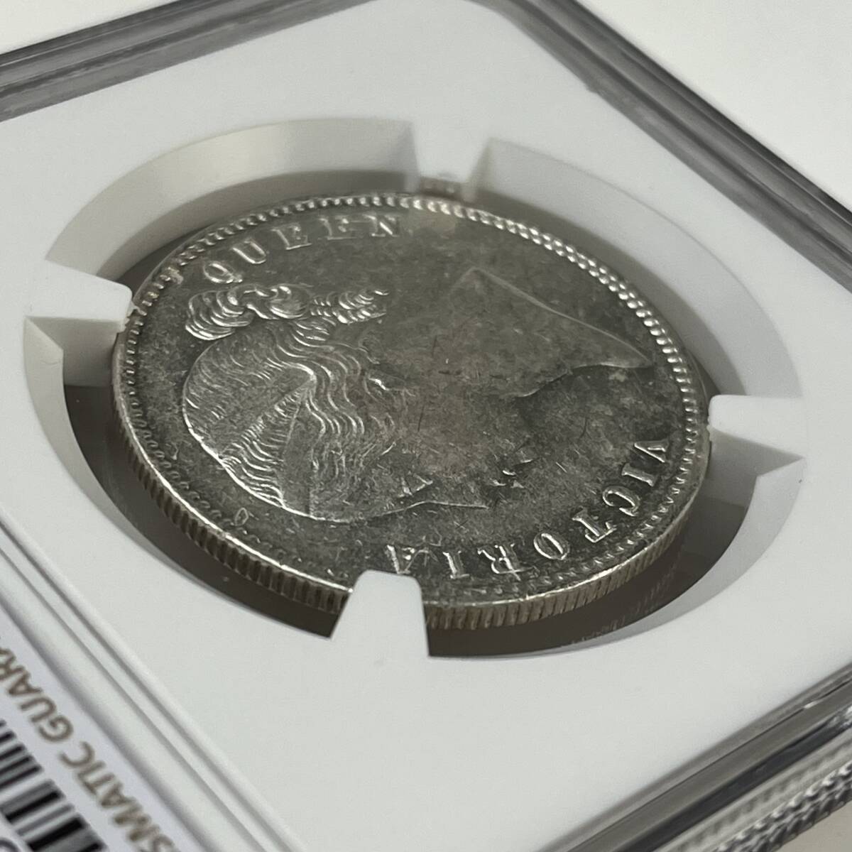 ◆1円〜 1840(B＆C) 英領インド 1ルピー 銀貨 NGC AU55 ヴィクトリア女王 ワイオン　アンティークコイン 貨幣 硬貨 金貨 世界 (管理C29)_画像7