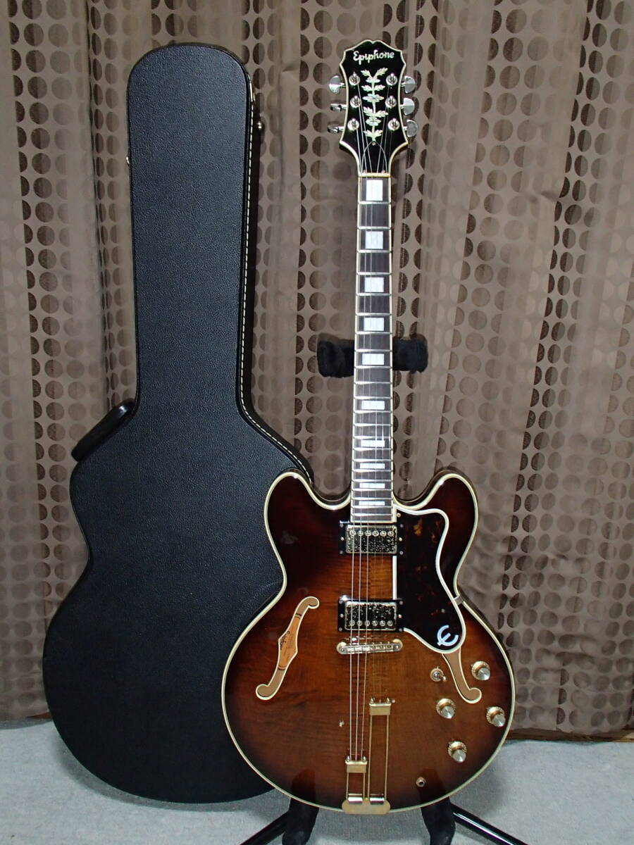 【日本製】Epiphone エピフォン Sheraton シェラトン【リペアあり】の画像1