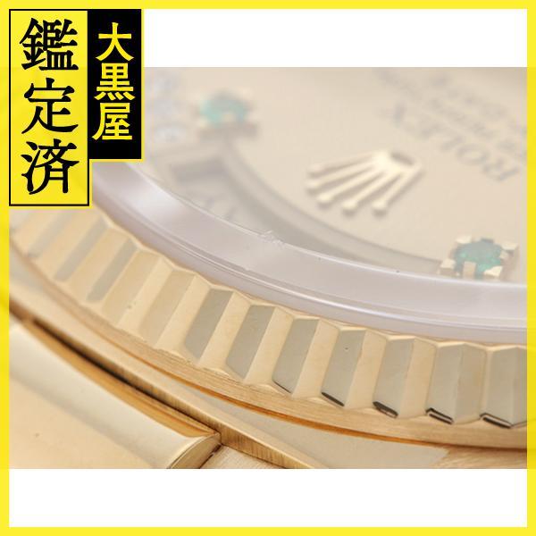 ROLEX　ロレックス　デイデイト　18238LE　シャンパンサークルD10PE文字盤　イエローゴールド　YG　メンズ　L番　1990年頃【432】_画像6