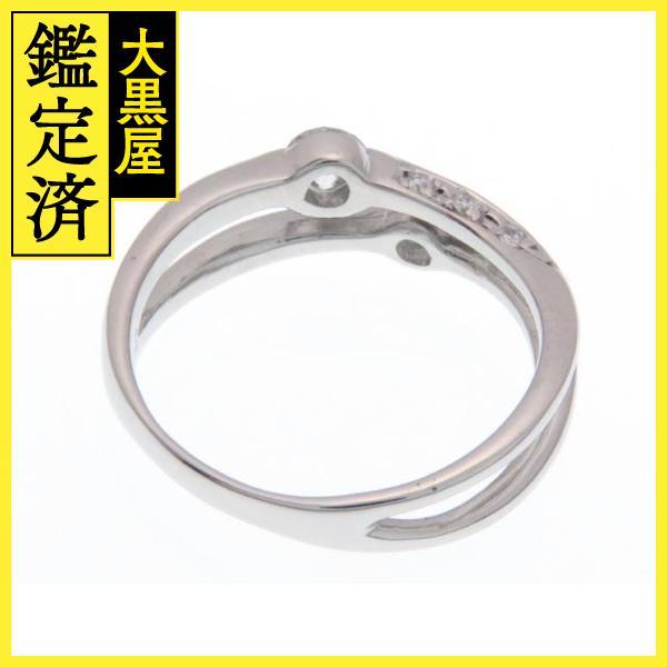 JEWELRY ノンブランドジュエリー ダイヤモンド リング PT900 D0.32ct 3.5g #7【430】_画像4