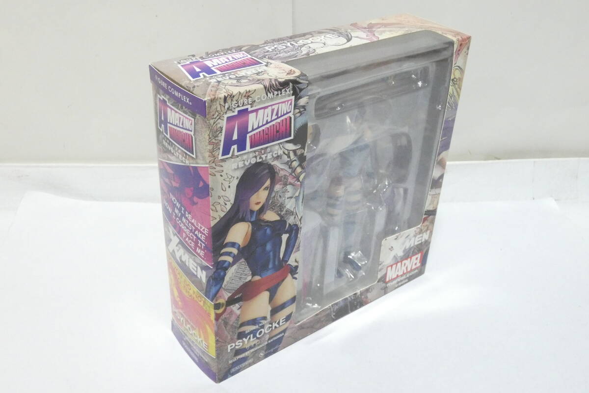 6982K/美品◇海洋堂 リボルテック MARVEL X-MEN PSYLOCKE マーベル サイロック フィギュア/アメイジング ヤマグチ_画像9