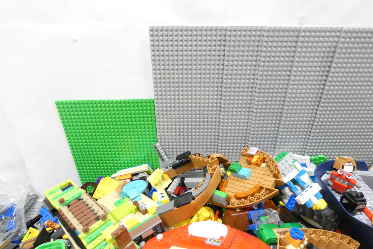 7109T/LEGO レゴ ブロック 大量 スーパーマリオ シティ 大きな船 ベース クレーン車他 重量 18ｋｇ以上_画像2