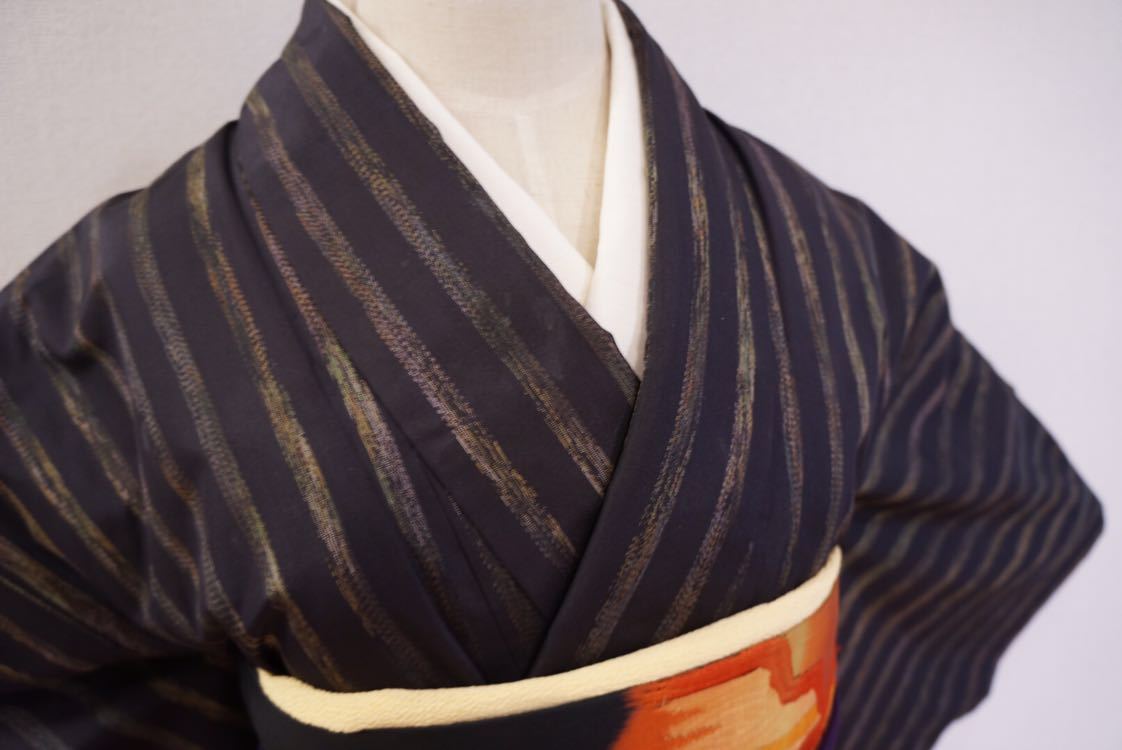 中古着物 対応身長155 程 シックな装いに 普段使いに最適 048 日本代购 买对网 中古着物 対応身長155 程 シックな装いに 普段使いに最適 048 日本代购 买对网