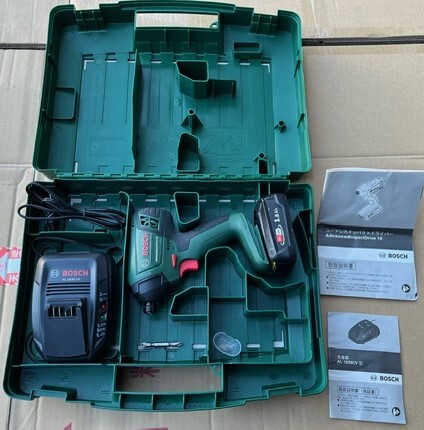 ( beautiful goods ) BOSCH Bosch 18V rechargeable cordless impact driver case attaching DIY operation verification settled 