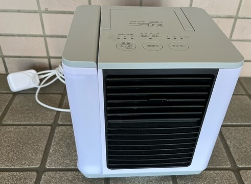 ( almost unused ) cold air fan here Japanese millet R5 anti-bacterial + 23013-J exclusive use change filter attaching personal cooler,air conditioner compact box attaching 