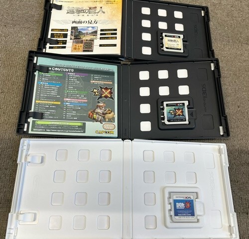 任天堂　Nintendo　ニンテンドー　３DS　ソフト　まとめ　セット　箱付７個　箱無３枚　計10個　未検品_画像2
