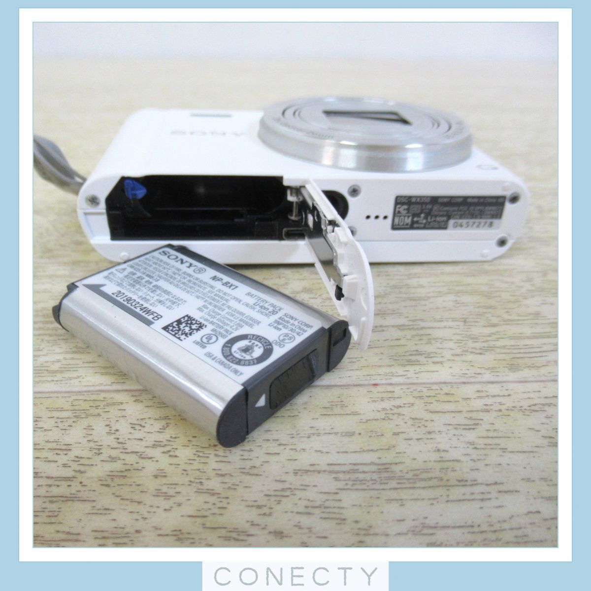 SONY ソニー Cyber-shot サイバーショット DSC-WX350 ホワイト デジタルスチルカメラ コンパクトデジタルカメラ ジャンク【U3【S1_画像5
