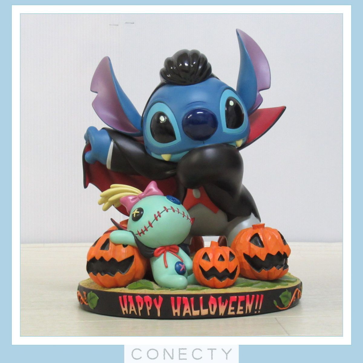 希少★300個限定 ディズニー リロ&スティッチ ハロウィン 特大 フィギュア ビッグ ドラキュラ★Disney store EXCLUSIVE【T2【XXの画像1