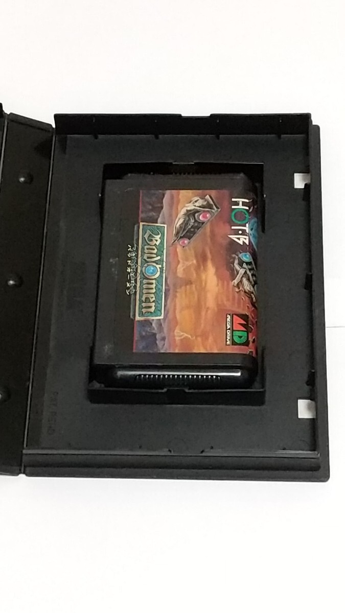  post card attaching badoo- men BAD OMEN Mega Drive hot *bi.HOT*B Sega SEGA MD