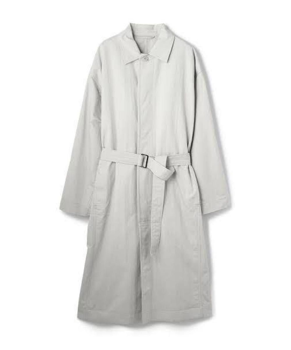 LEMAIRE ルメール ステンカラーコート Off-White Belted Overcoat