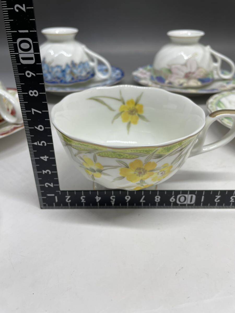 HOYA ホワイト シャドウ ホヤ ソーサー カップ コーヒーカップ 洋食器 花柄の画像10