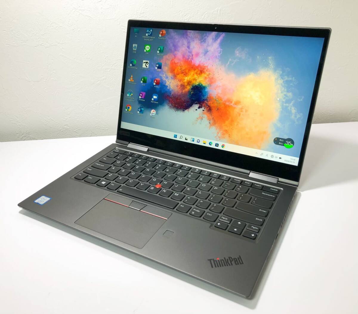 LENOVO THINK PAD X1 YOGA i5-8265Uタッチパネルメモリ8GB SSD256GB 英語キーボード Office2021_画像1