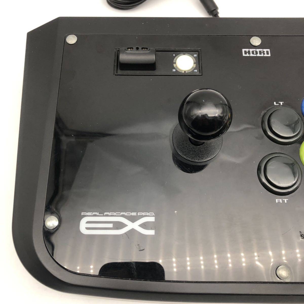 XBOX360 HORI リアルアーケードPro EX◆動作未確認 現状品 ジャンク ホリ RAP REAL ARCADE アーケードスティック コントローラー アケコン_画像2