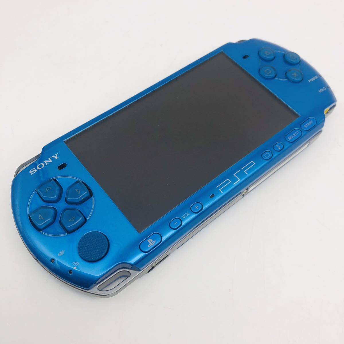 SONY PSP 3000 本体 バイブラントブルー 本体のみ◆動作確認済 現状品 ソニー PlayStation Portable