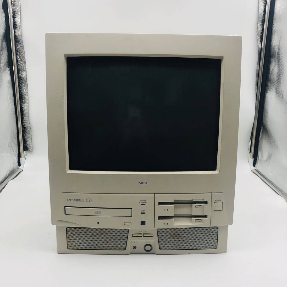 NEC PC-9821Cb model 2D パソコン◆ジャンク 未チェック 現状品 PC98シリーズ モニター 一体型 デスクトップ_画像1