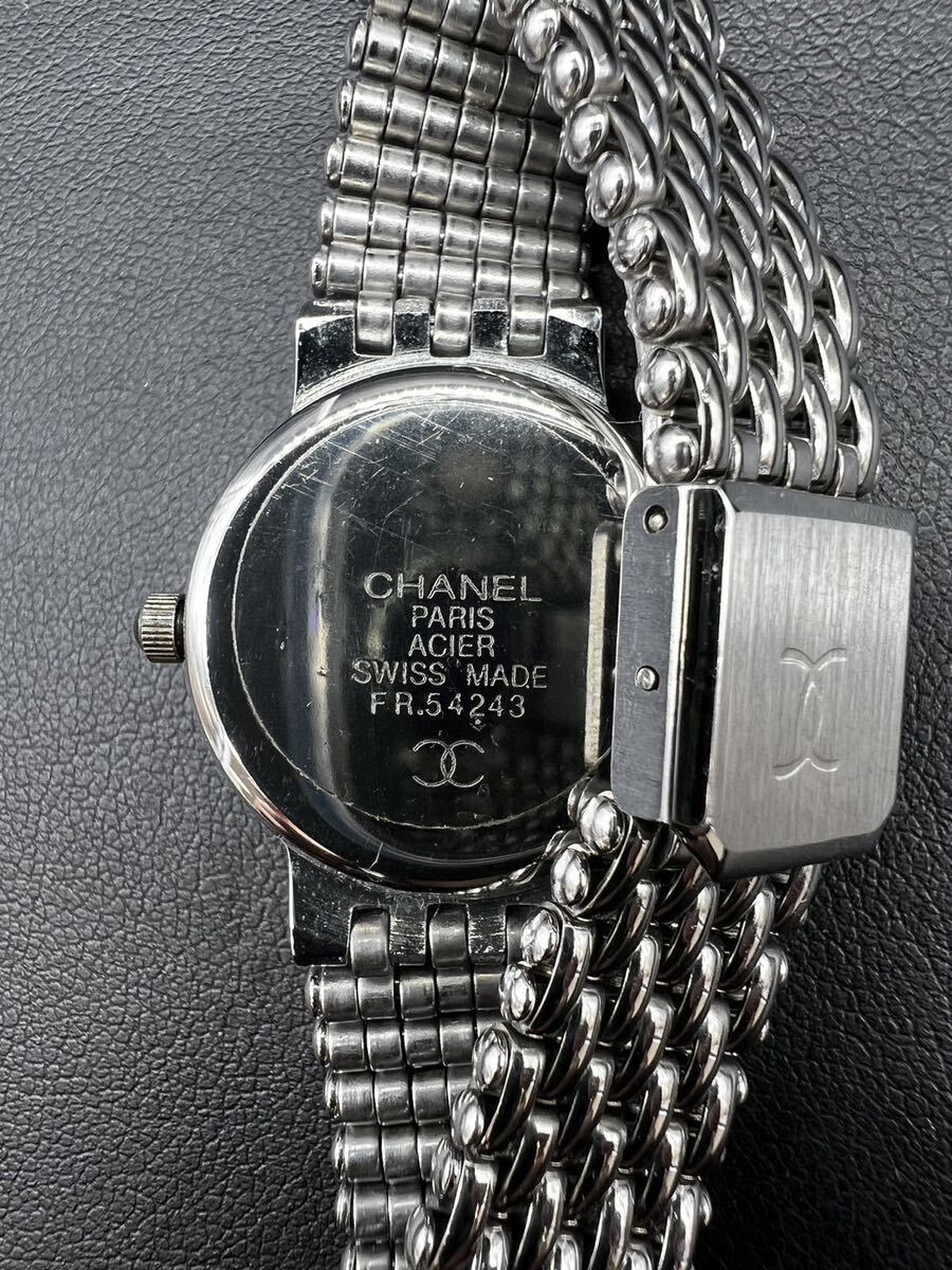シャネル CHANEL Paris Acier レディース腕時計 ジャンクの画像6