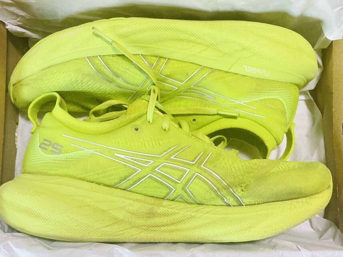 アシックス ゲルニンバス 25 ASICS GEL-NIMBUS 25マラソンジョギング　厚底 ランニングシューズ 27.5cm EU 43.5 US 9.5_画像9