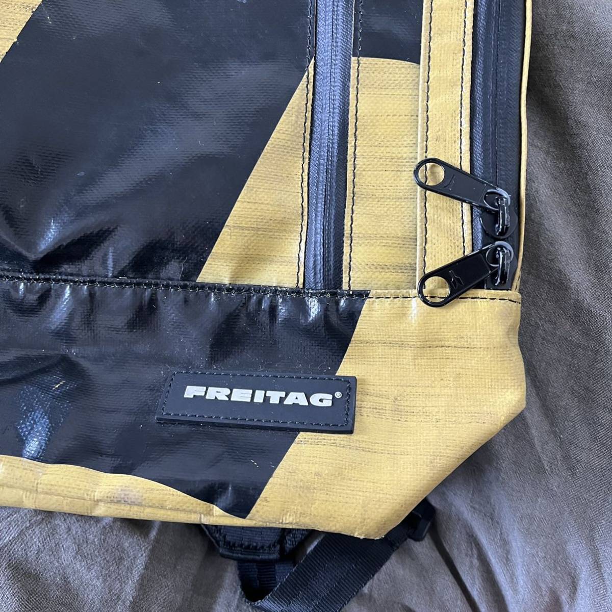 FREITAG F306 HAZZARD ハザード ◯ リュック ブラック イエロー_画像7