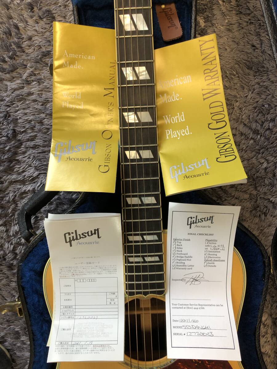 GIBSON SONGWRITER DLX STUDIO MADE IN USA　ローズウッド・エレアコ　ほぼ未使用美品　アコースティックギター_画像10