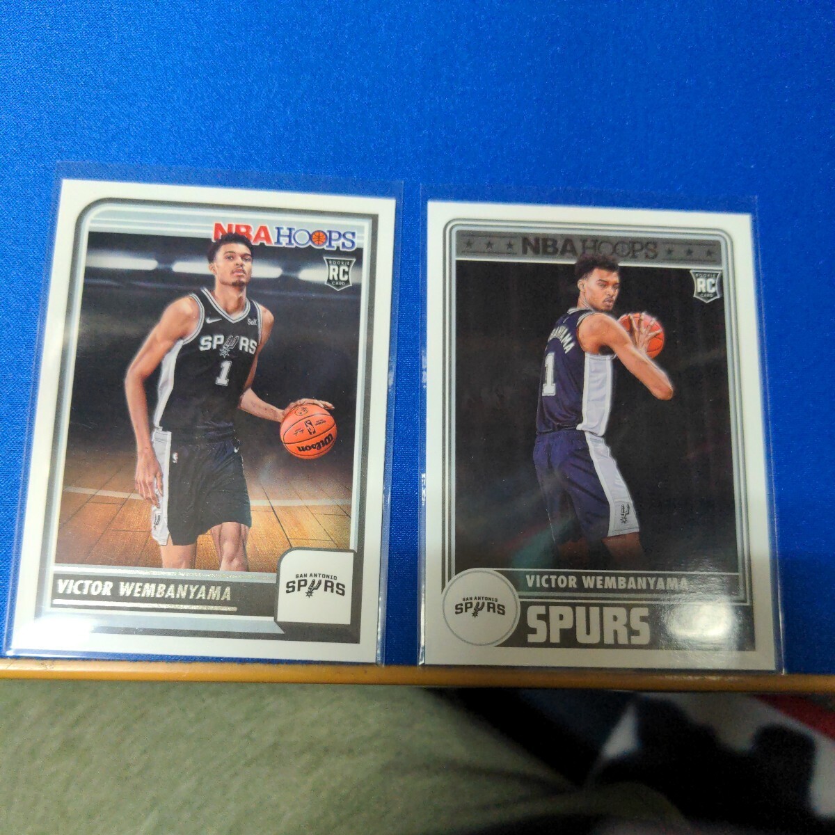 panini HOOPS2023-24 サンアントニオ・スパーズ ビクター・ウェンバンヤマ　San Antonio Spurs Victor Wembanyama RC ルーキーカード 2枚②_画像1