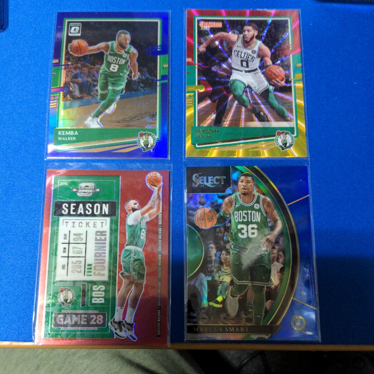 NBA paniniほか ボストン・セルティックス Boston Celtics ジャージ 直筆サイン パラレル インサートほか 20枚以上の画像2