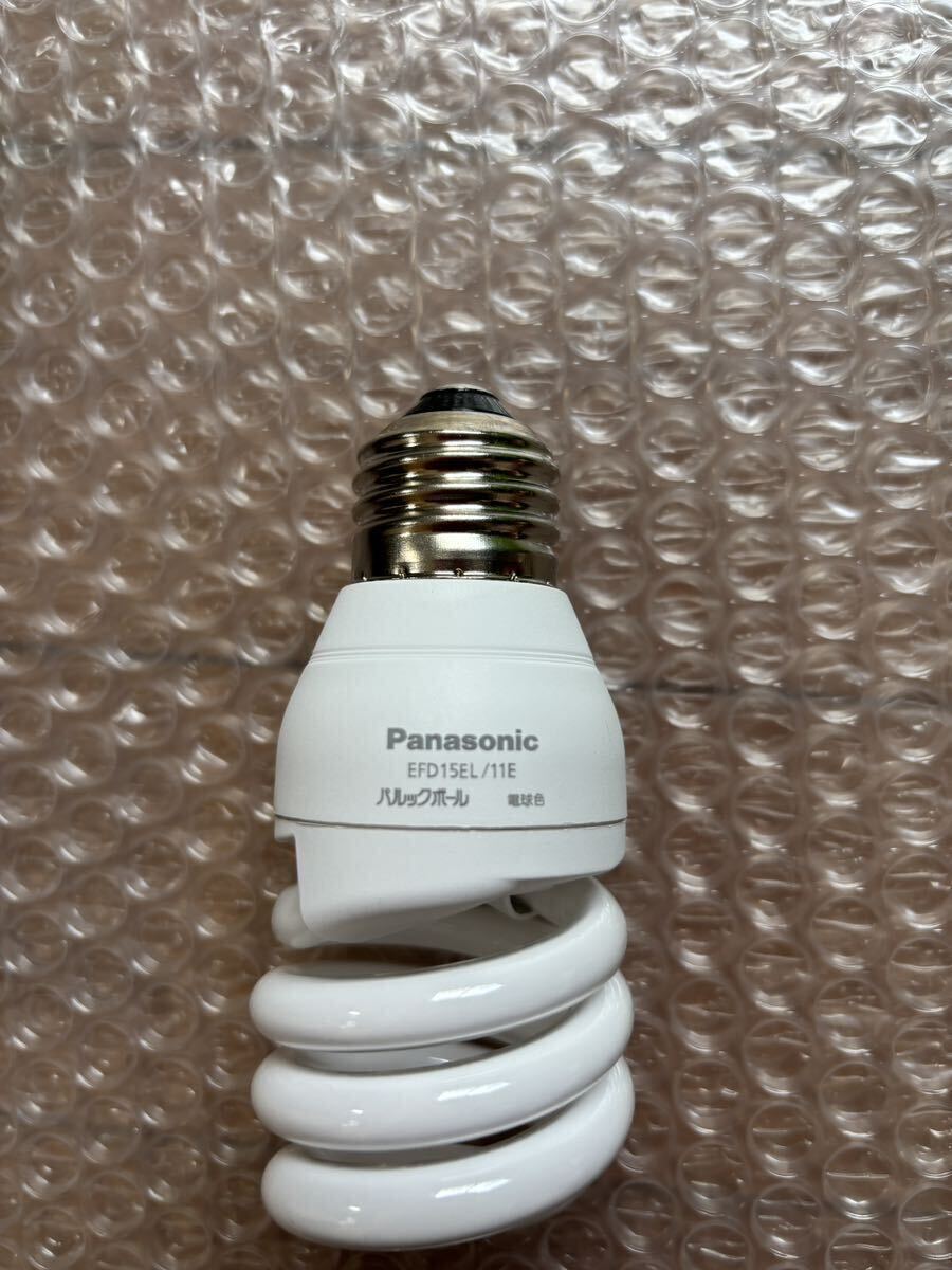 Panasonic パナソニック パルックボール 電球型 蛍光灯 電球色 E26 EFD15EL/11E 6個セットの画像5