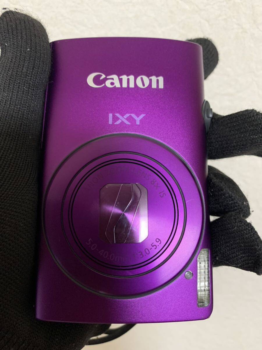 Canon IXY600F PC1676キャノン イクシー コンパクトデジタルカメラ/デジカメ/パープル/部品取り用/状態動作未確認/小傷汚れ等/ジャンク扱_画像7