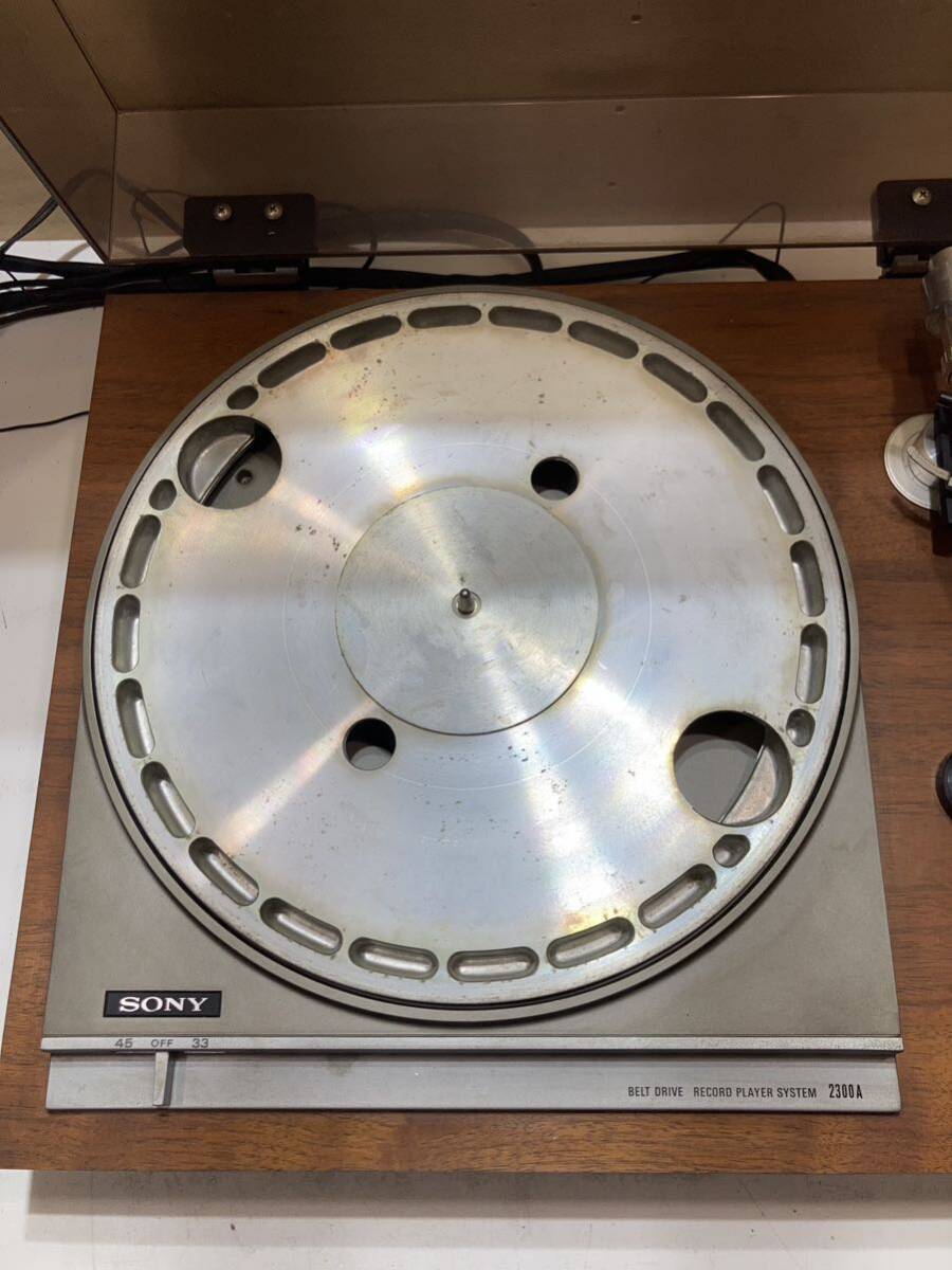 【オーディオ】SONY ステレオレコードプレーヤーシステム PS-2300A 中古 現状品 ジャンク E51_画像4