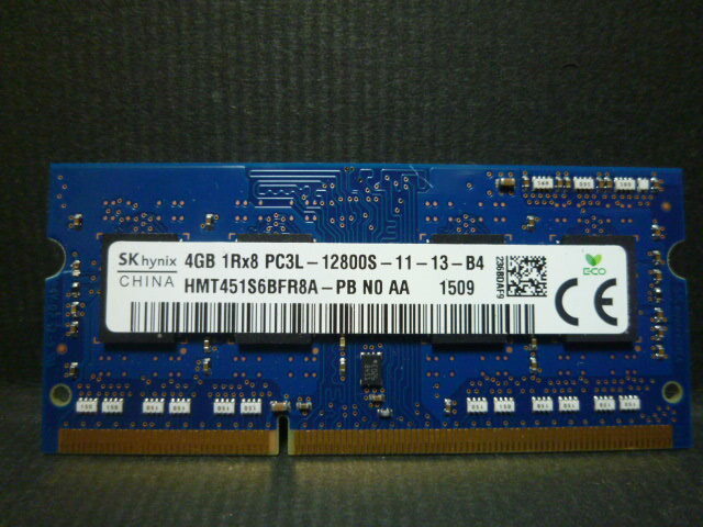 ジャンク品　SK hynix　４GB　HMT451S6BFR8A-PB　　＜F1＞_画像1