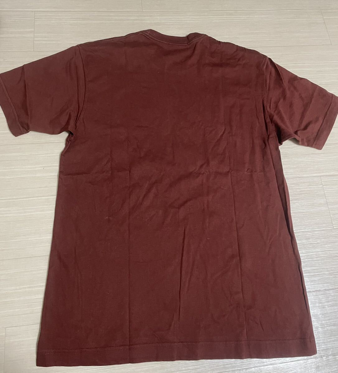 ISSEY MIYAKE MEN イッセイミヤケメンズ半袖Tシャツ Tシャツ エンジ　濃い赤　Mサイズ_画像5