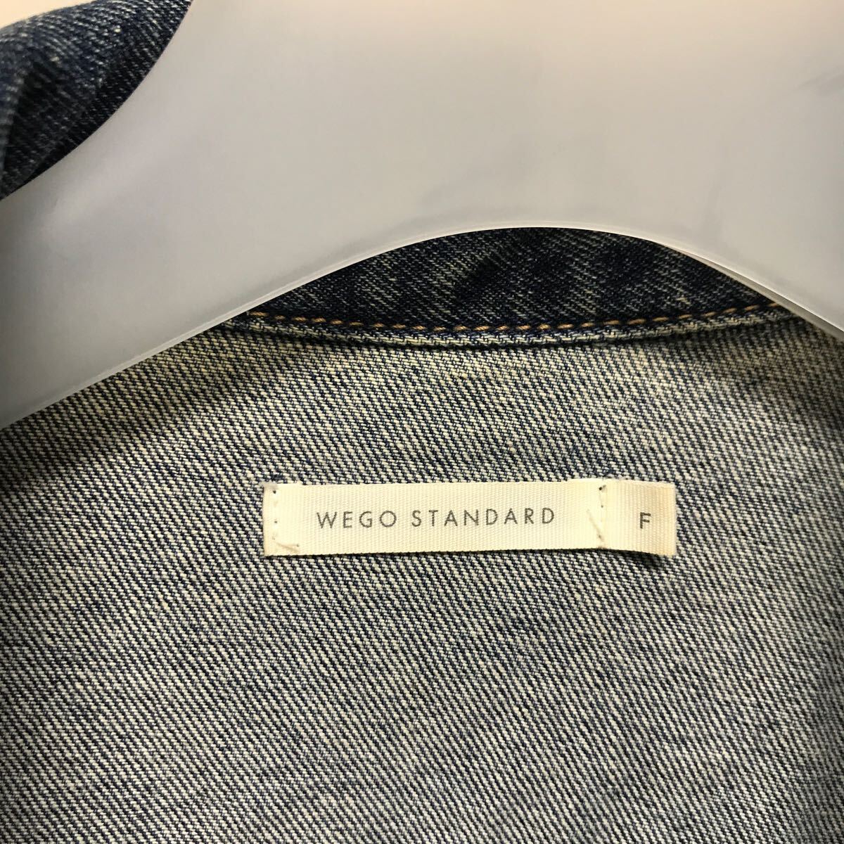 デニムジャケット インディゴブルー レディース WEGO STANDARD ジージャン_画像5