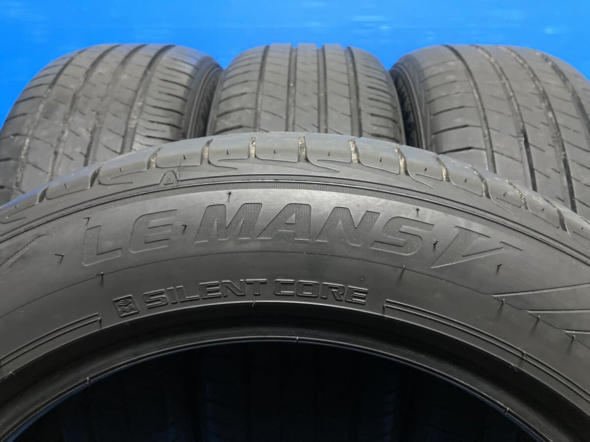 215/55R17 (94V) ダンロップ LE MANS V 中古4本 2022年製 バリ山の画像9