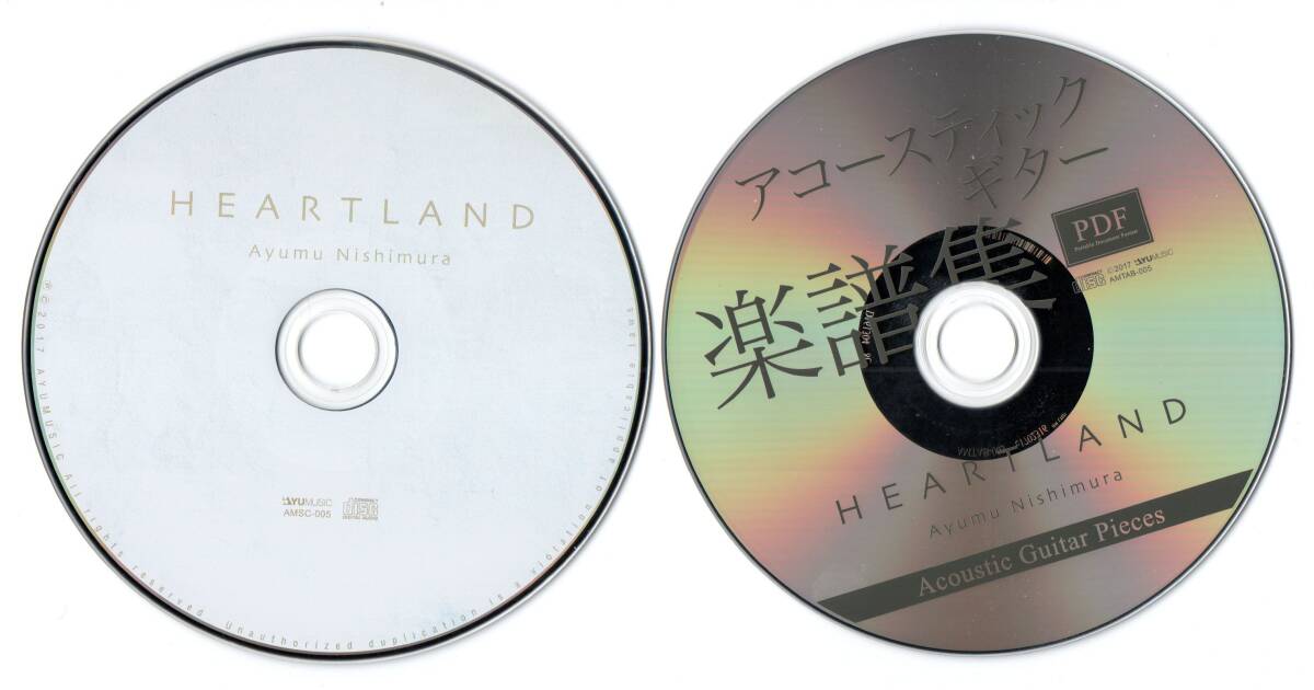 ソロギター西村歩「HEART LAND」音源CD＆楽譜CDセット_画像6