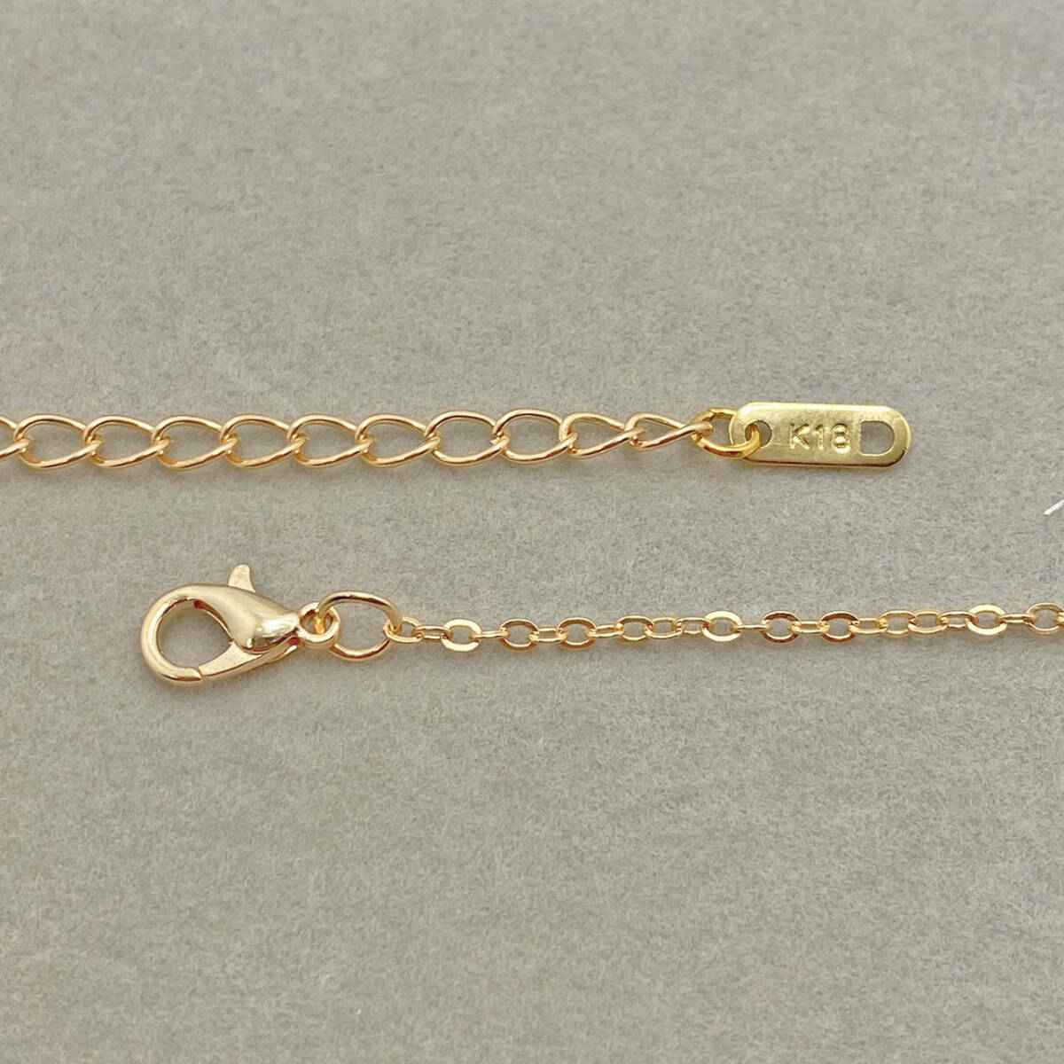 新品 大粒ダイヤモンド ゴールドネックレス Gold Plated 大きめダイヤCZ 18金 プラチナ仕上げ 28_画像3