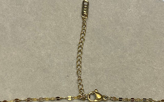 ヘキサグラム シンプルダイヤCZ 18KGP Gold Plated necklace 1円オークション 送料一律 57_画像4
