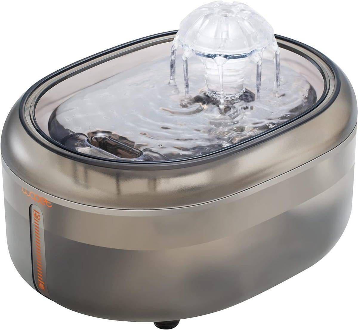  pet automatic waterer cat dog water .. vessel pet waterer 2L high capacity 2WAY water supply transparent tanker scale . equipped 3 -ply filtration filter attaching automatic . water Japanese instructions 