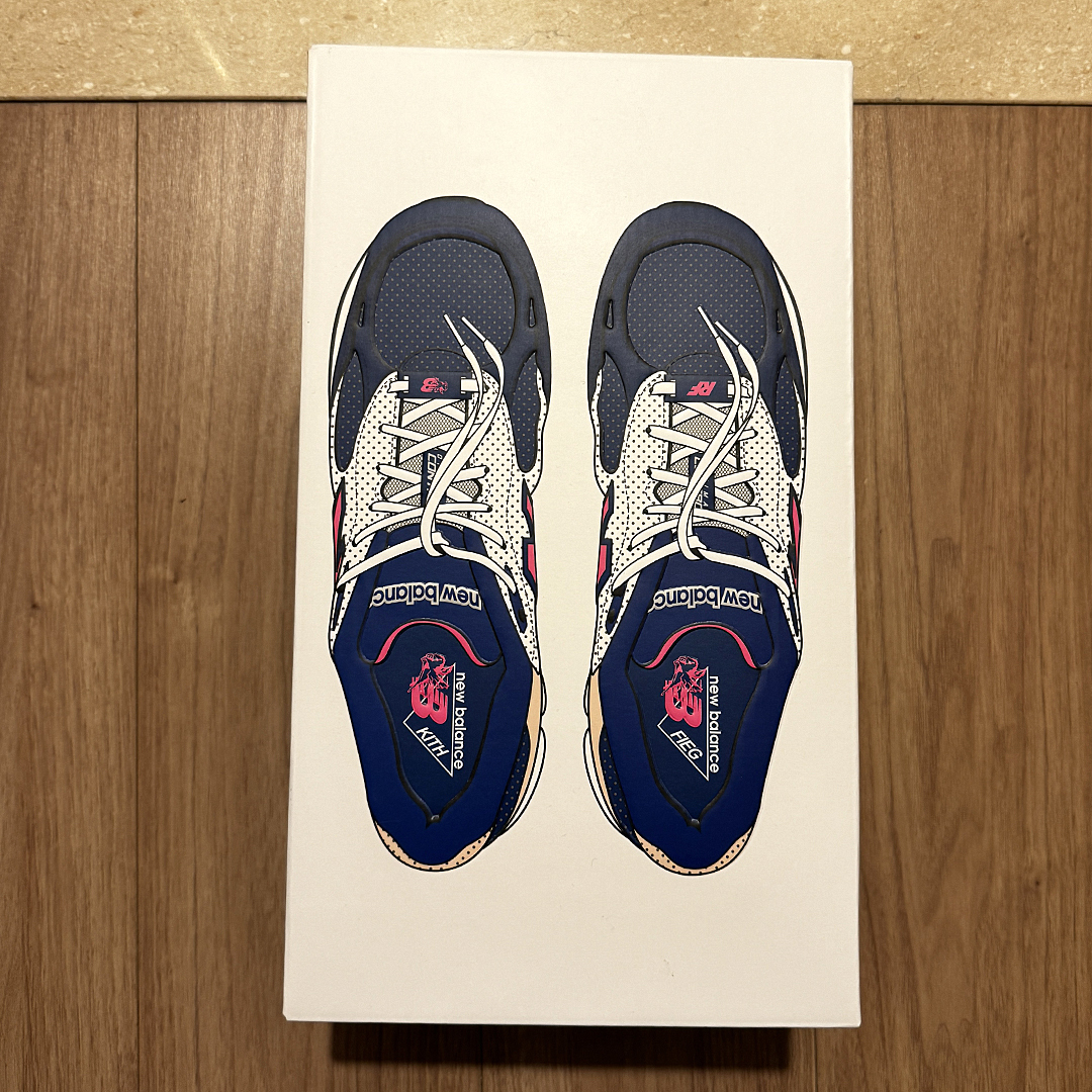  редкость [ не использовался ]KITH( Kiss ) × New Balance( New balance ) 990V3 Daytona 24cm