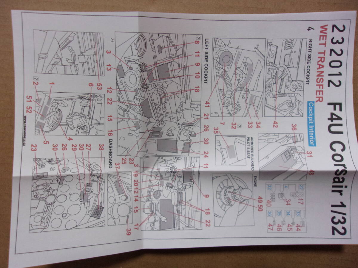 即決　Ｆ４Ｕ　コルセア　デカール　ＨＧＷ　１/３２　232012　☆_画像4