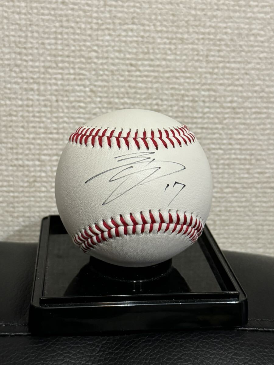 大谷翔平選手 直筆サインボール エンゼルス ドジャース 貴重品 メジャーリーガー MVPの画像1