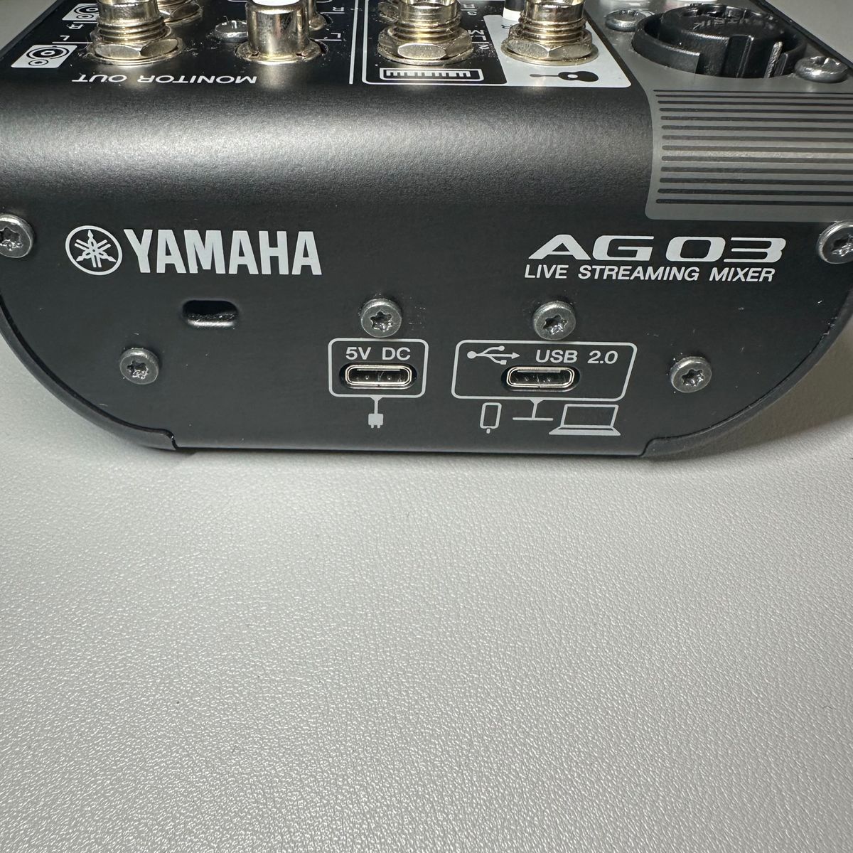 YAMAHA ヤマハ AG03 MK2 ライブストリーミングミキサー オーディオインターフェース ブラック 