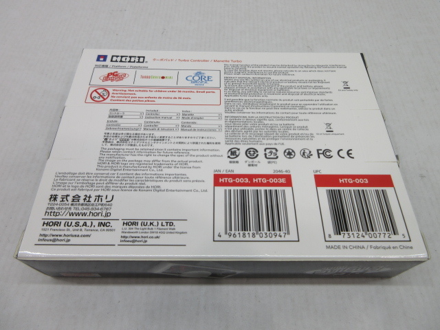 k31436-ty [ postage 650 jpy ] unused * Hori turbo pad for PC engine mini [047-240307]