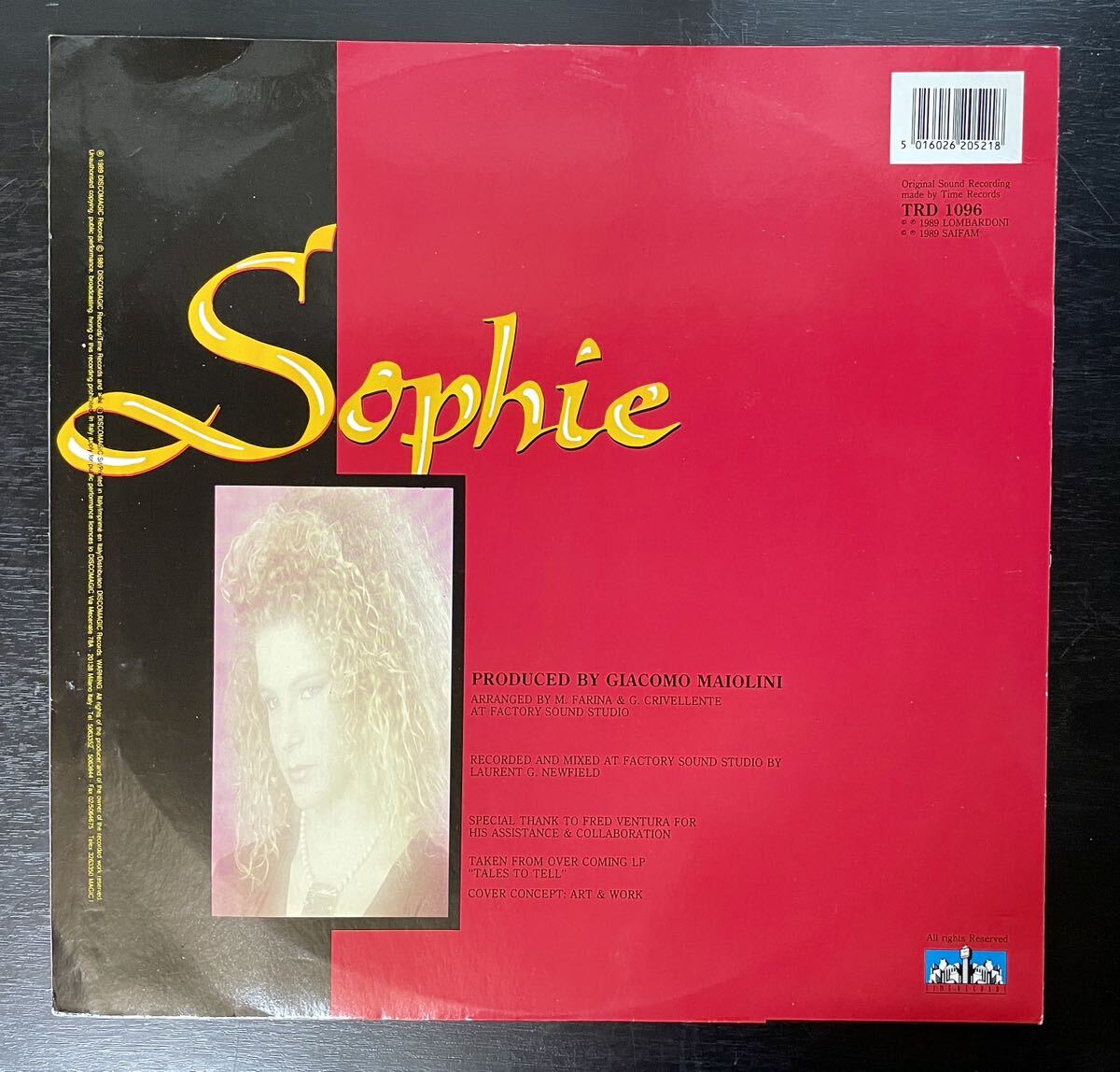 SOPHIE / MY WORLD 中古盤12インチの画像2