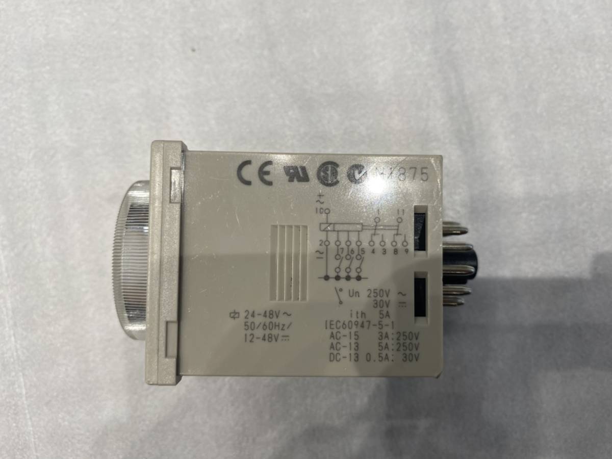 【OMRON】 ソリッドステート・タイマ H3CR-A AC24-48V DC12-48V 低電圧タイプ_画像3