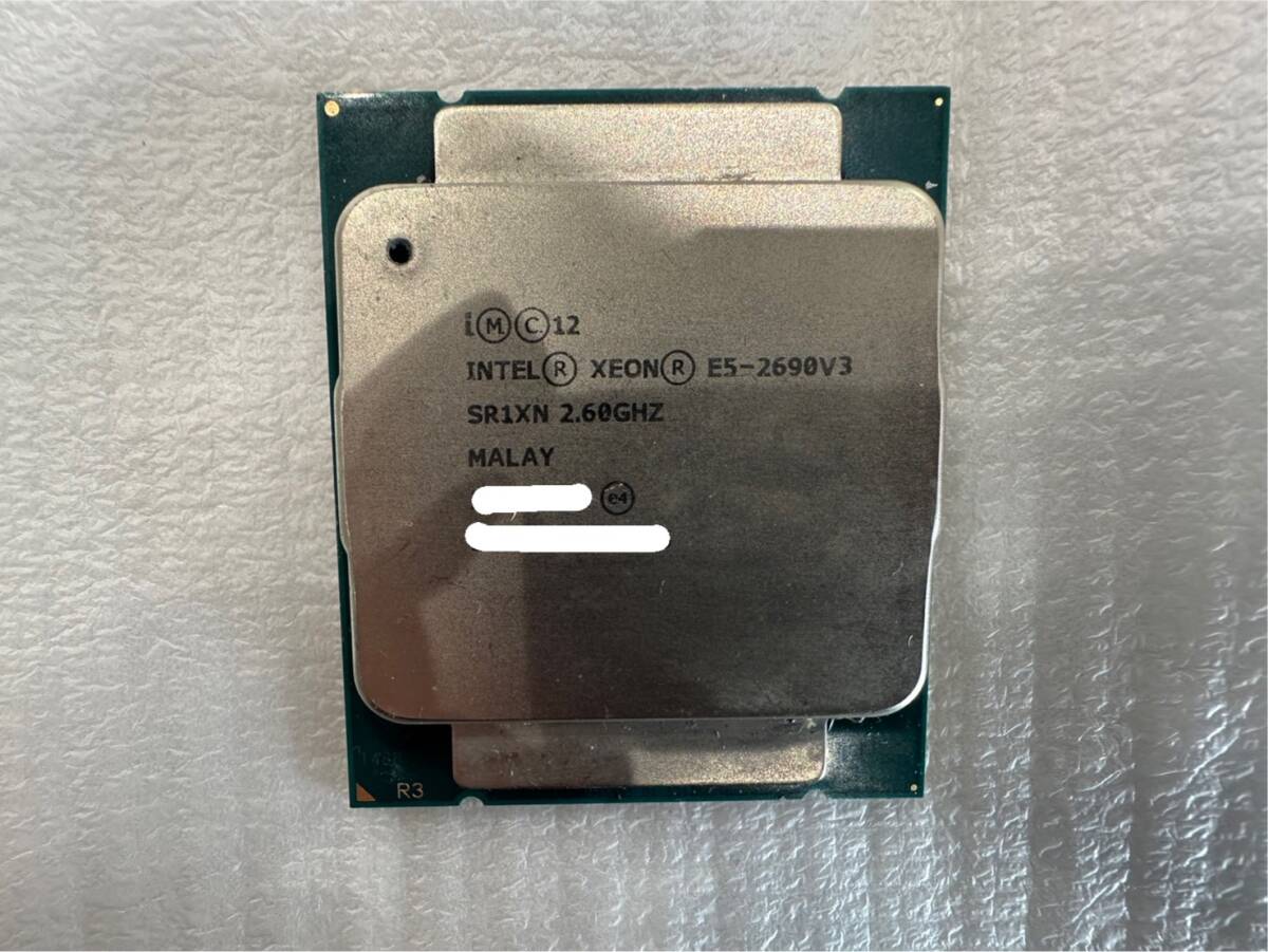 INTEL Xeon E5-2690V3 SR1XN 2.60GHz 動作品　在庫5_画像1