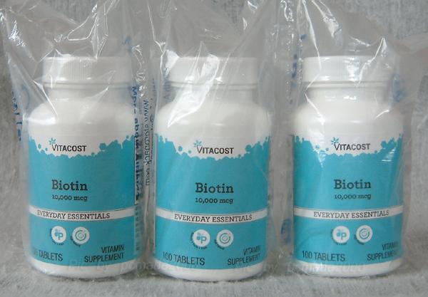 ビオチン 10000mcg 300粒(100粒x3個) 高含有品●NSI社 Biotin_300粒（100粒ｘ3瓶セット）